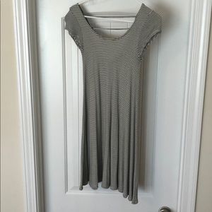 American Eagle T-Shirt Striped Swing Dress